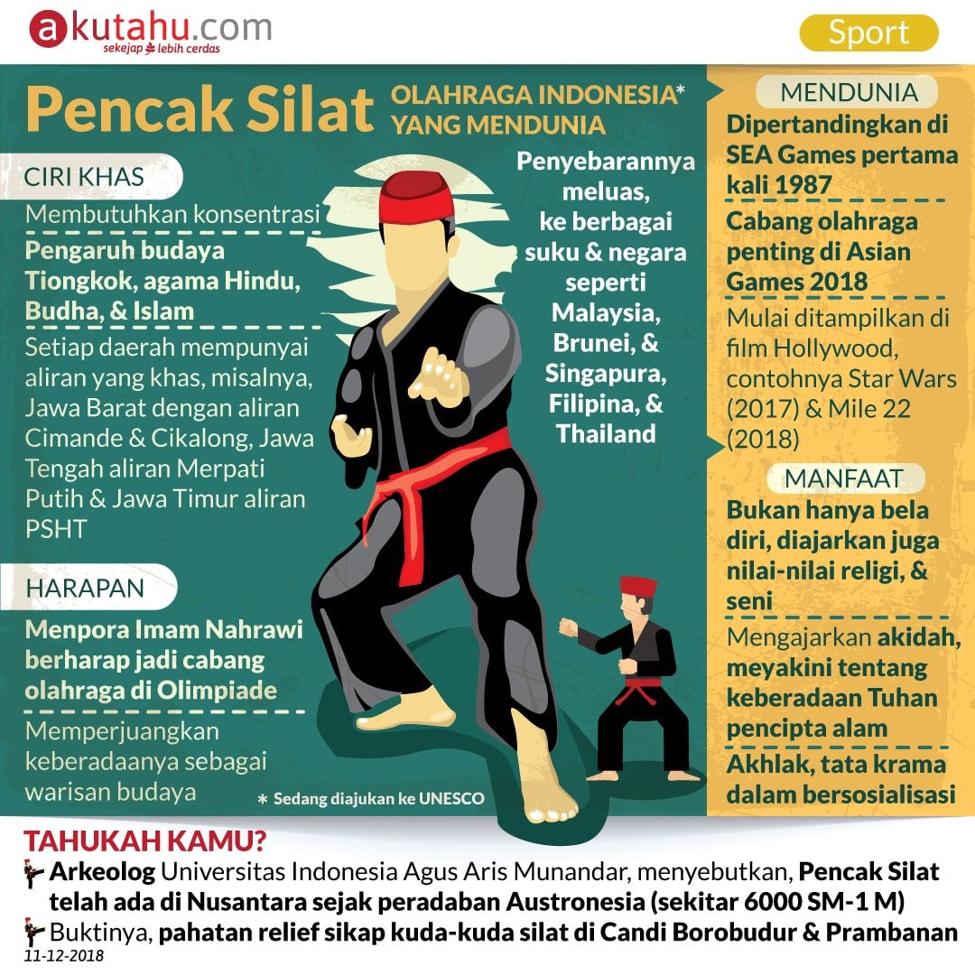 Pencak Silat, Olahraga Indonesia yang Mendunia