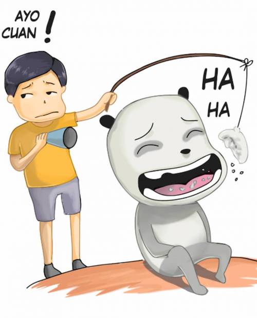 Cuan Latihan Buat  Lomba Makan Kerupuk