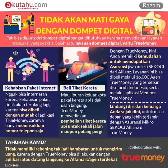 Tidak Akan Mati Gaya Dengan Dompet Digital
