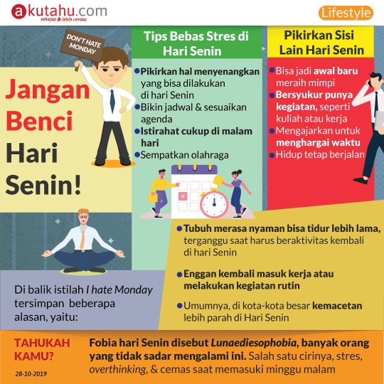 Jangan Benci Hari Senin!