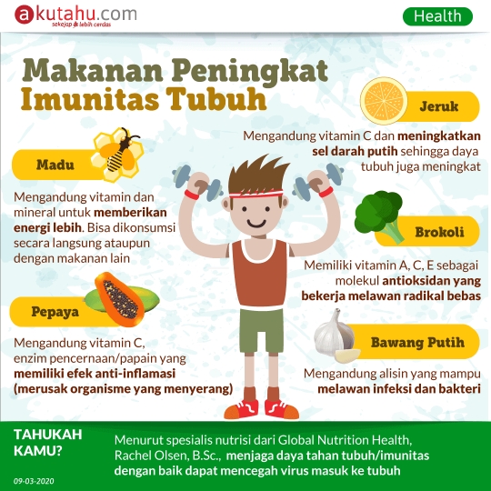 Makanan Peningkat Imunitas Tubuh