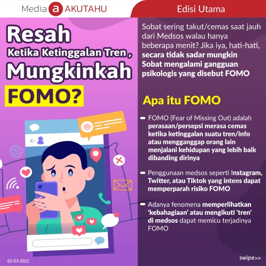 Resah Ketika Ketinggalan Tren, Mungkinkah FOMO?