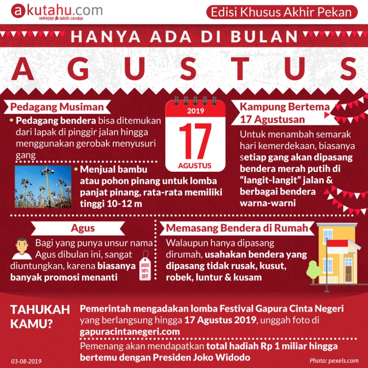 Hanya Ada di Bulan Agustus