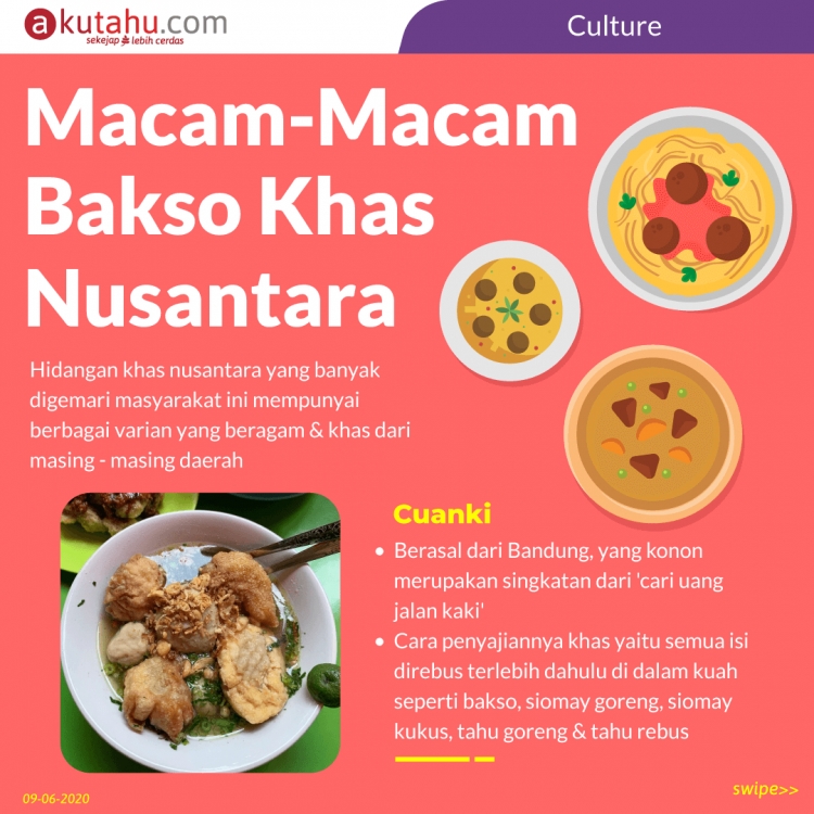 Macam-macam Bakso Khas Nusantara