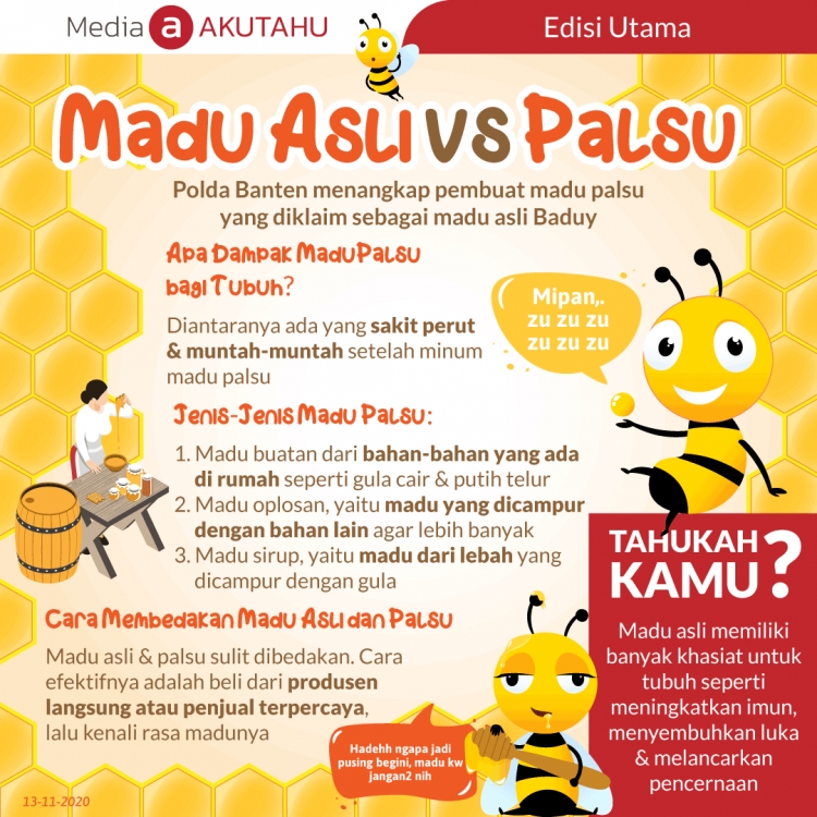 Madu Asli vs Palsu