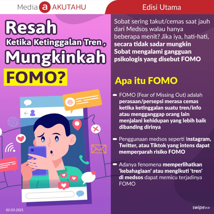 Resah Ketika Ketinggalan Tren, Mungkinkah FOMO?