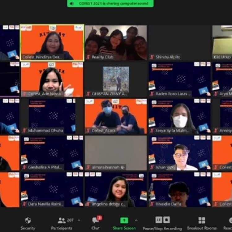UPJ Sukses Selenggarakan Collaboration Festival 2021 Secara Virtual