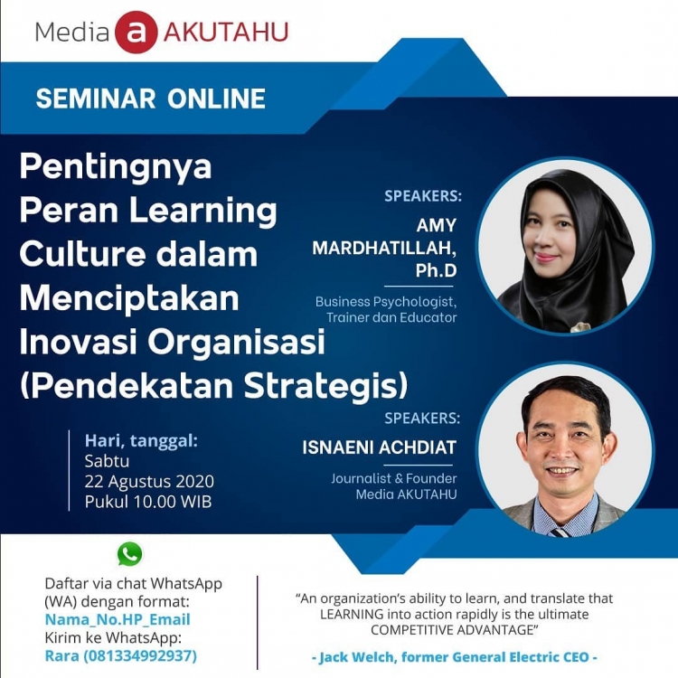 Pentingnya Peran Learning Culture dalam Menciptakan Inovasi Organisasi
