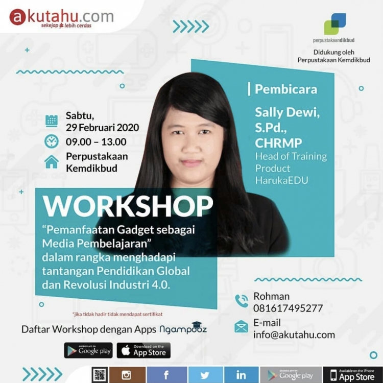Workshop Pemanfaatan Gadget sebagai Media Pembelajaran