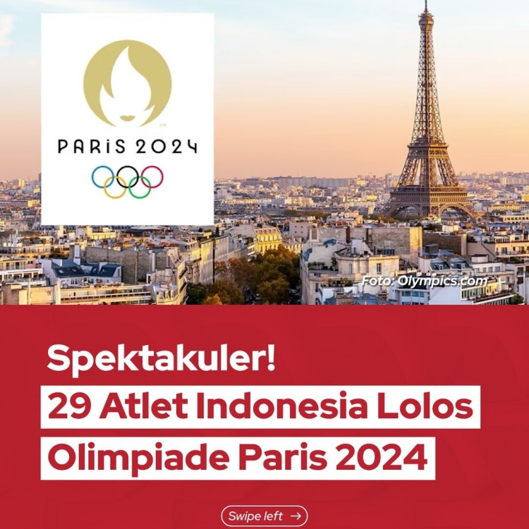 Spektakuler! 29 Atlet Indonesia Lolos Olimpiade Paris 2024