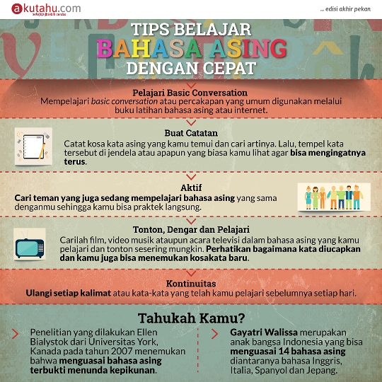 Tips Belajar Bahasa Asing