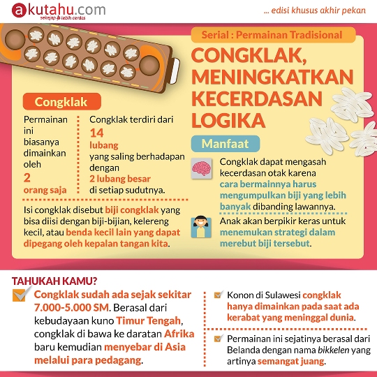 Congklak, Meningkatkan Kecerdasan Logika