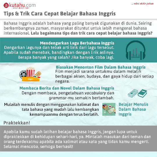 Tips & Trik Cara Cepat Belajar Bahasa Inggris