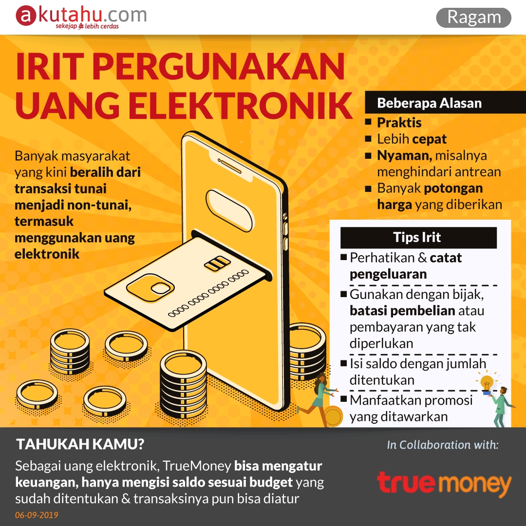 Irit Pergunakan Uang Elektronik