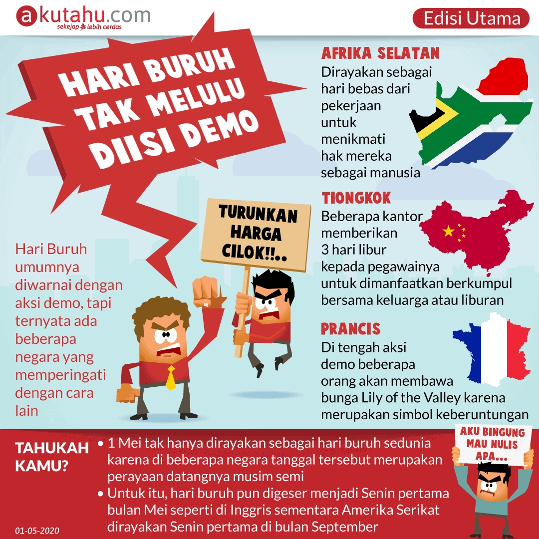 Hari Buruh Tak Melulu Diisi Demo