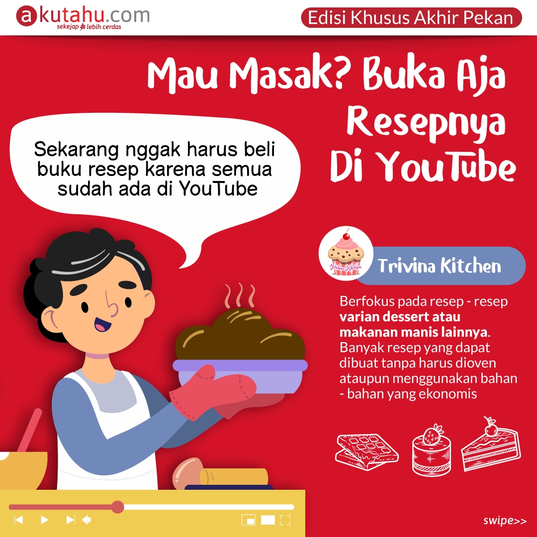 Mau Masak? Buka Aja Resepnya Di YouTube
