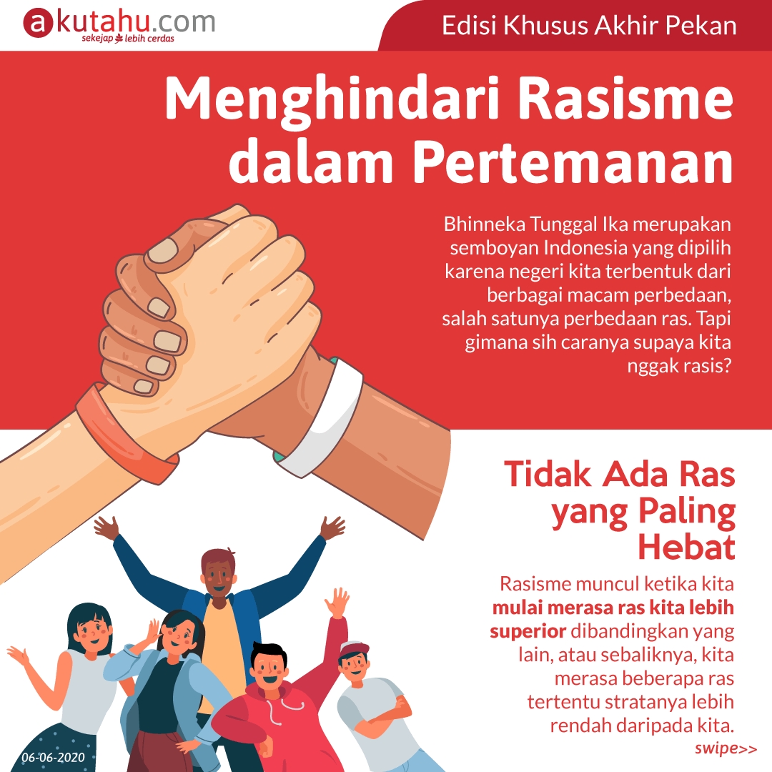 Menghindari Rasisme dalam Pertemanan