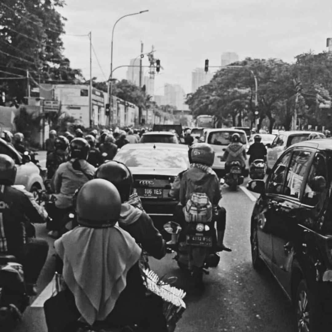 Kemacetan Kembali Terlihat di Jakarta 