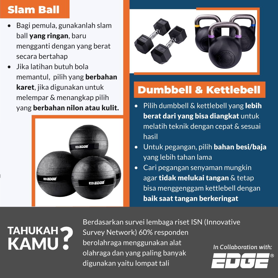 Cara memilih Alat Olahraga yang Baik