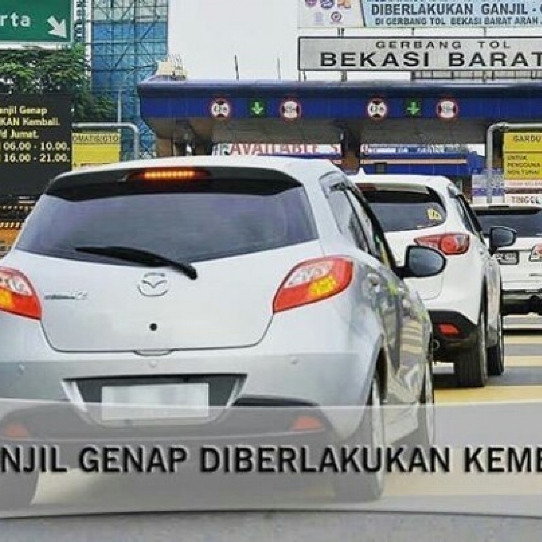 Pelanggar Ganjil Genap Didenda 500 ribu. Berlaku Mulai Hari Ini! 
