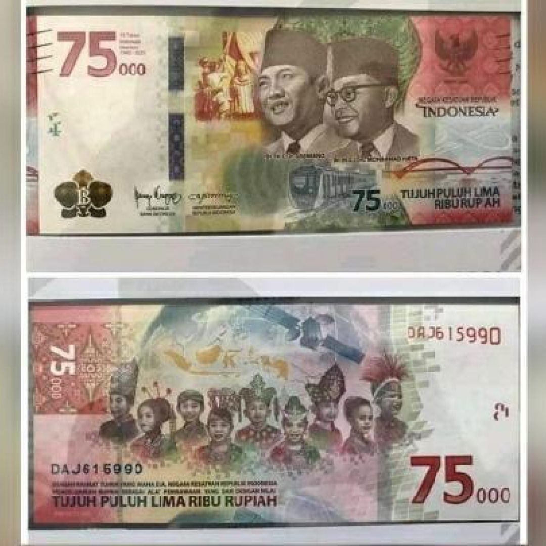 Uang Pecahan 75 Ribu Rilis, ini Cara Mendapatkannya!