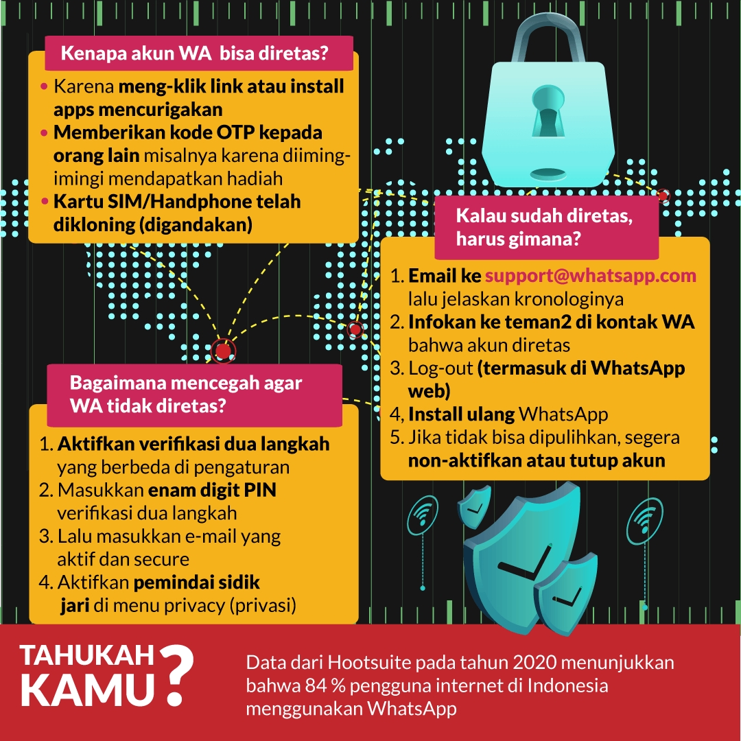 Akun WhatsAppmu di-hack?
