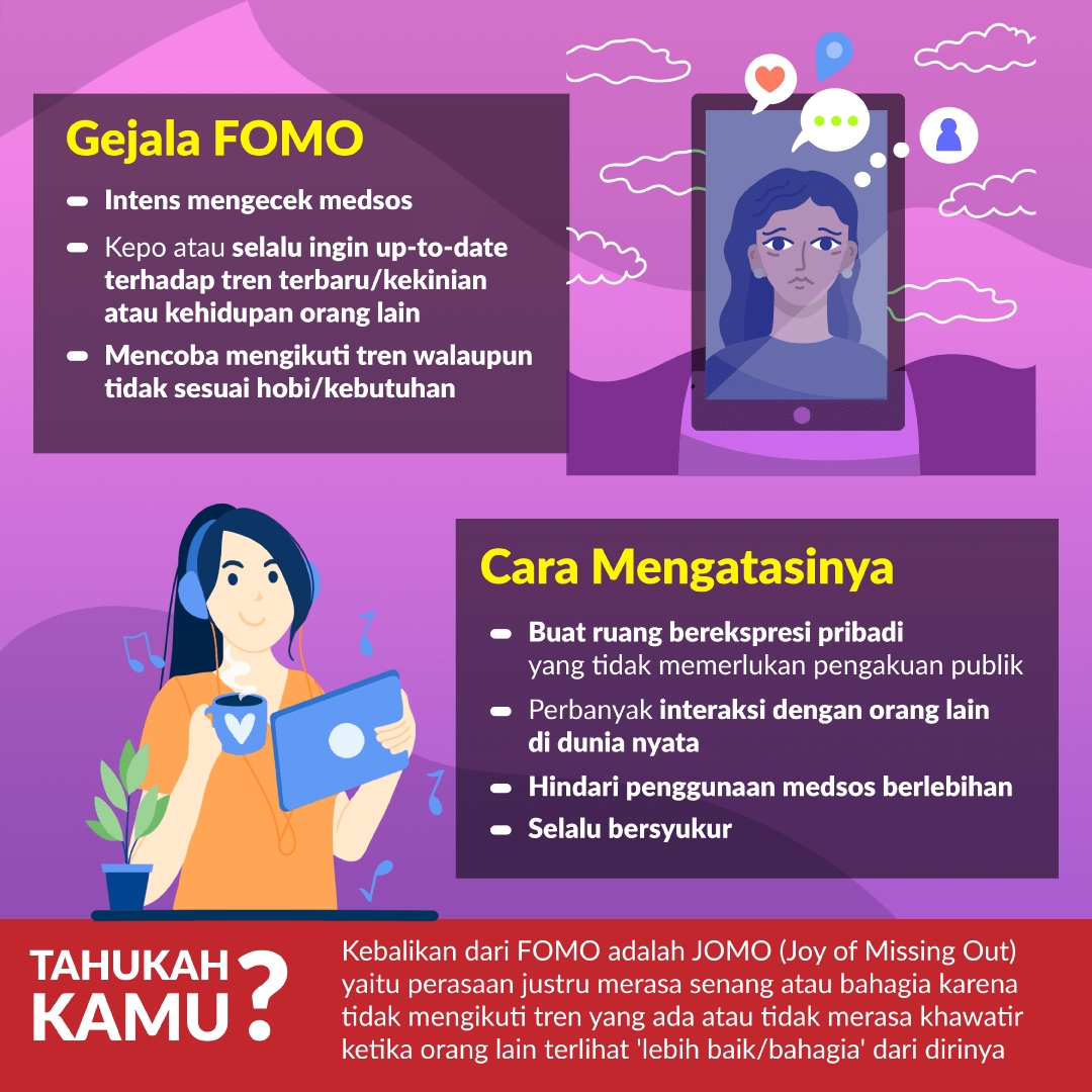 Resah Ketika Ketinggalan Tren, Mungkinkah FOMO?