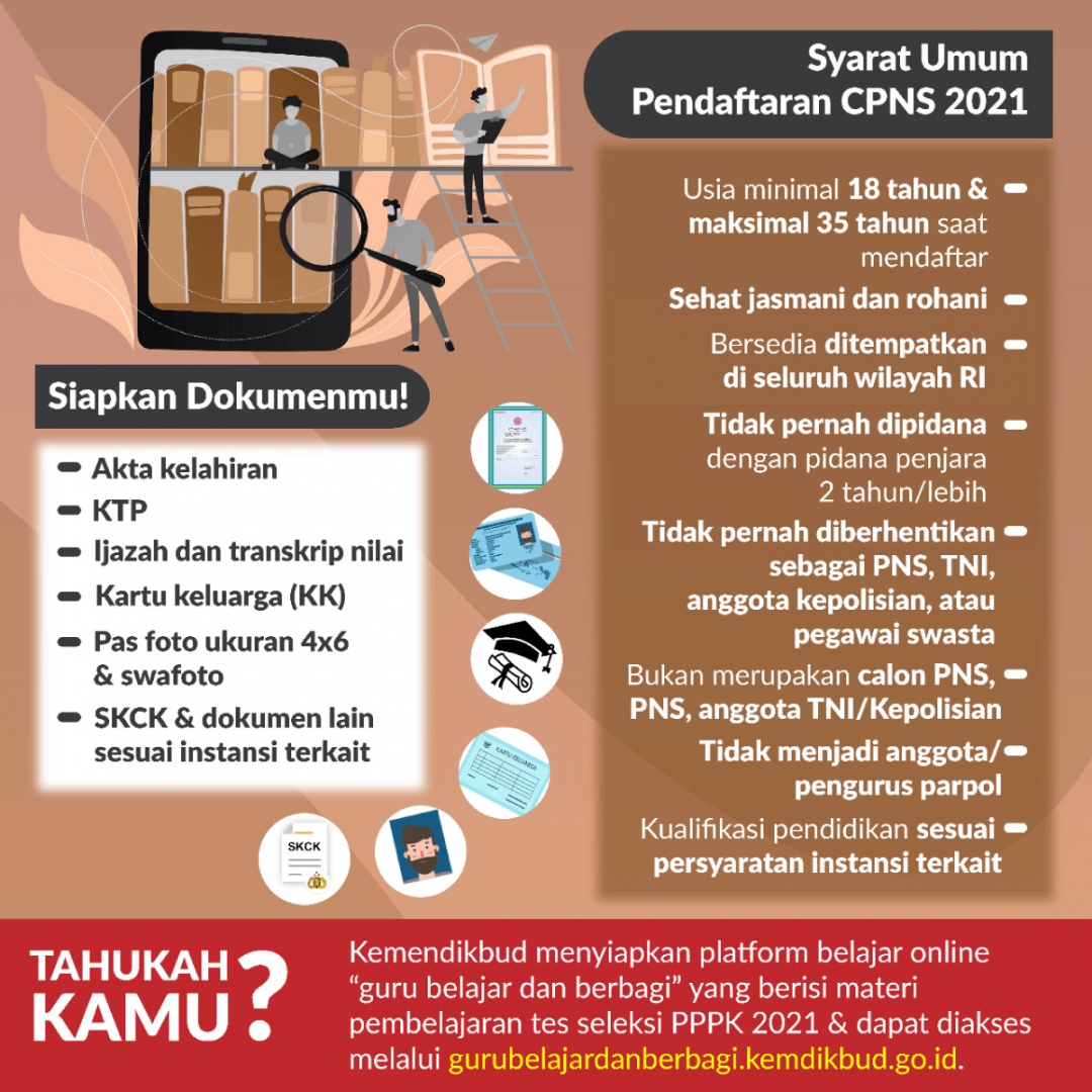 CPNS 2021 Akan Segera Dibuka, Cek Syaratnya!