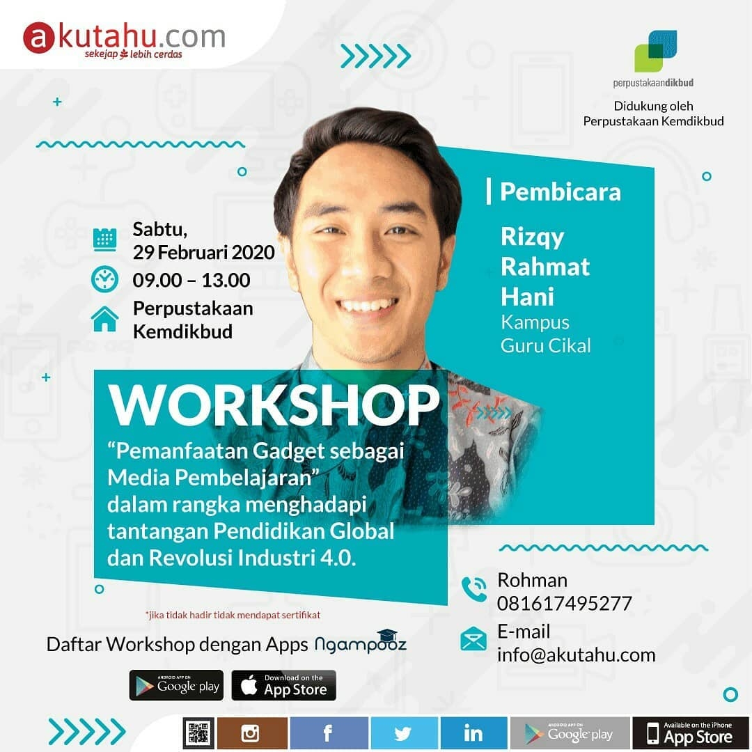 Workshop Pemanfaatan Gadget sebagai Media Pembelajaran