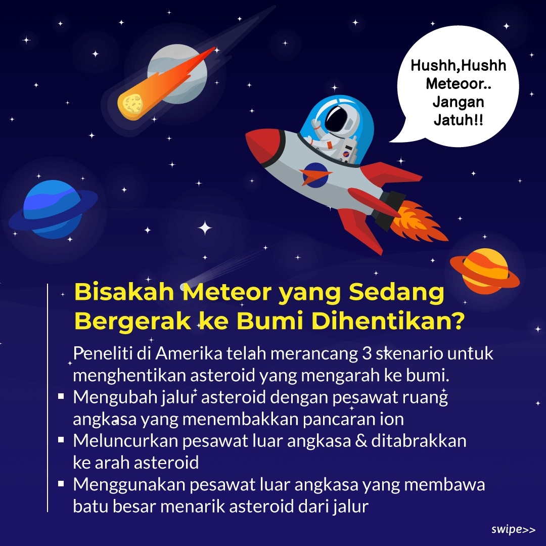Meteor Jatuh ke Bumi… Kok Bisa, sih?