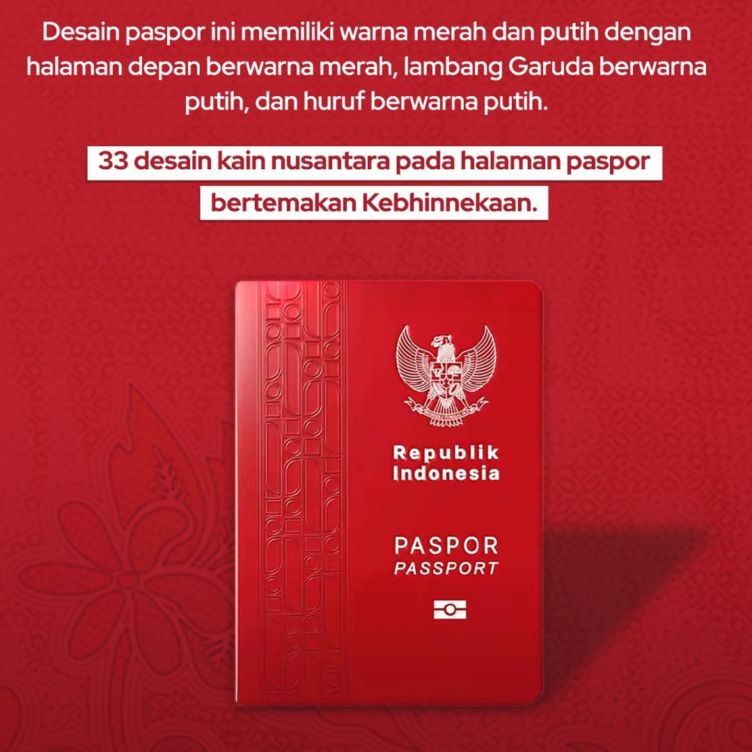 Keren! Ini Desain Paspor Baru Indonesia