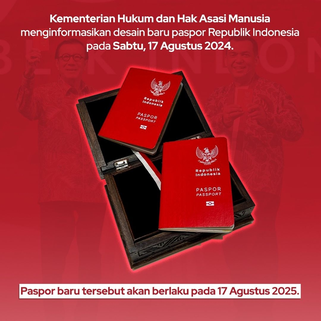 Keren! Ini Desain Paspor Baru Indonesia